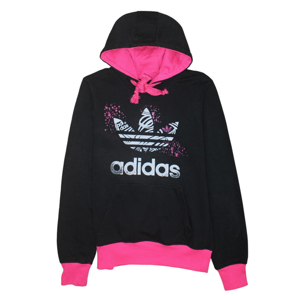 Adidas 90's Spellout Pullover Hoodie XSmall  Black