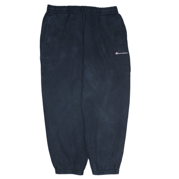 Champion 90's Tracksuit Casual Joggers / Sweatpants Medium Black