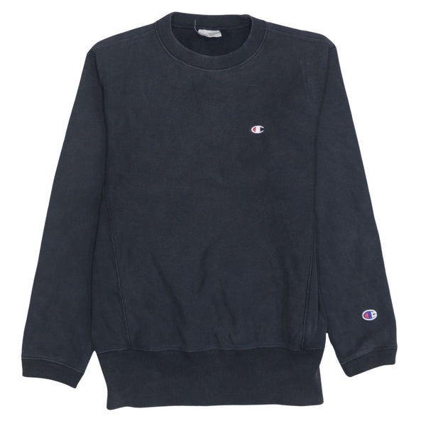 Champion 90's Lightweight Crew Neck Sweatshirt Small Black