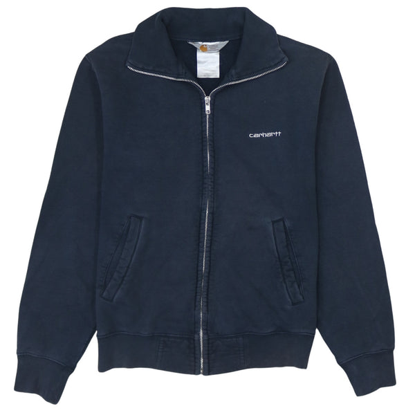 Vintage 90's Carhartt Lightweight Zip Sweatshirt Small Navy