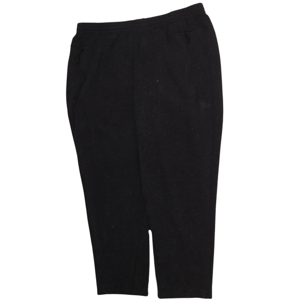 Adidas 90's Black Elastic Waist Joggers Sweatpants Men's Size 38