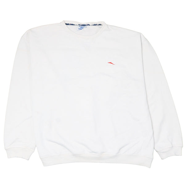Reebok 90's Heavyweight Crew Neck Sweatshirt XXLarge  White