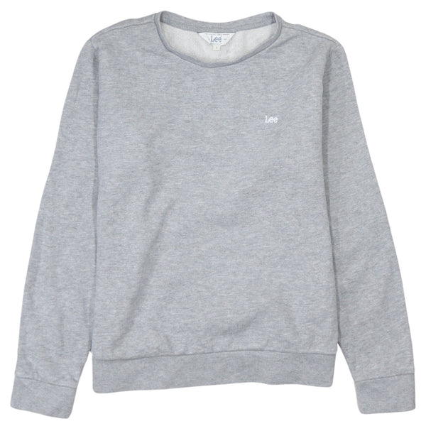 Lee 90's Lightweight Crew Neck Sweatshirt Small Grey