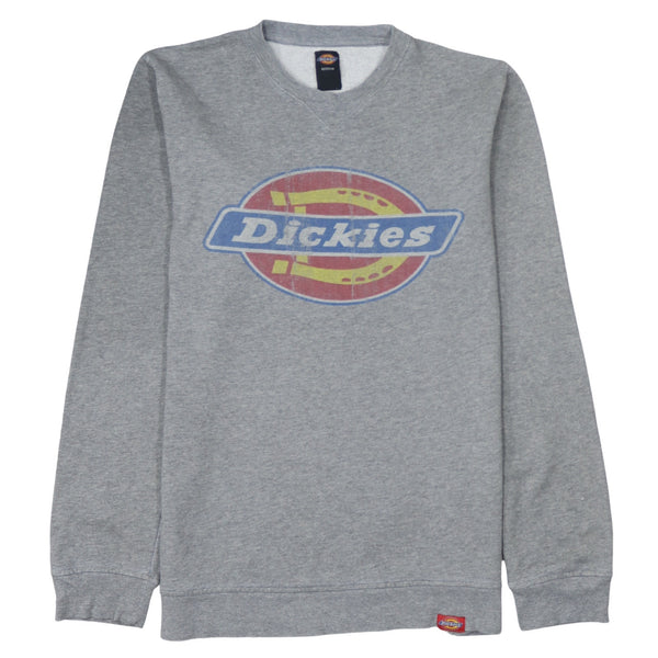Dickies 90's Spellout Crew Neck Sweatshirt Medium Grey