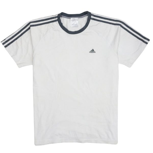 Adidas 90's Short Sleeves Crew Neck T Shirt Large White