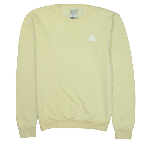 Adidas 90's Lightweight Crew Neck Sweatshirt XSmall Yellow