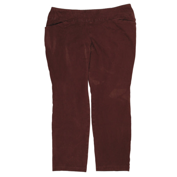 Lee 90s Men's Burgundy Red Casual Trousers Pants Size 40
