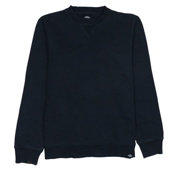 Dickies 90's Plain Crew Neck Sweatshirt Large Black