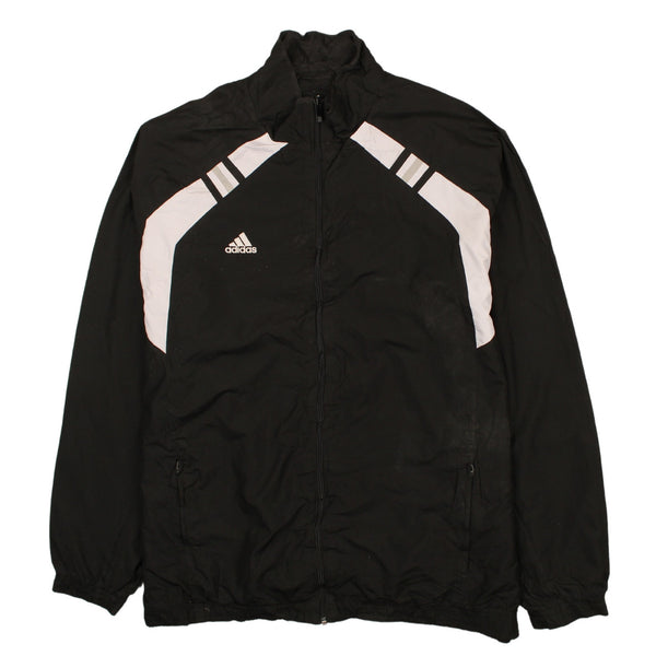 Adidas 90's Vintage Lightweight Black Windbreaker Men's Large