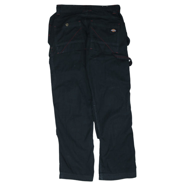 Dickies 90's Workwear Straight Leg Baggy Trousers / Pants 30 Black