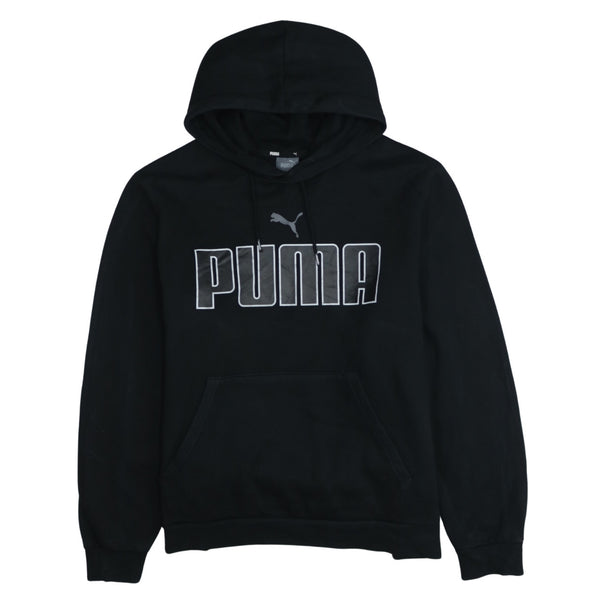 Puma 90's Vintage Spellout Black Hoodie XL