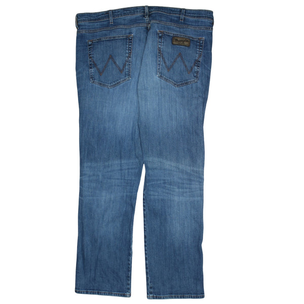 Wrangler 90's Lightwash Straight Leg Baggy Jeans / Pants 46 Blue