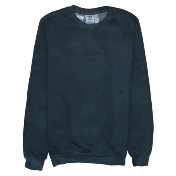 Adidas 90's Lightweight Crew Neck Sweatshirt Medium Black