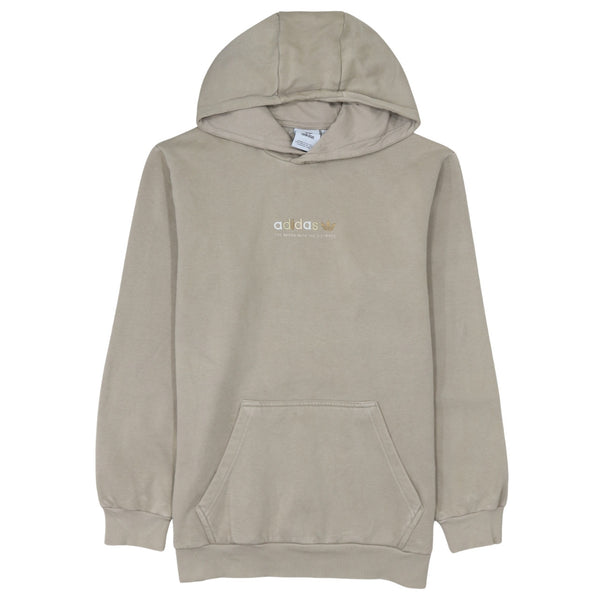 Adidas 90's Lightweight Pullover Hoodie Medium Beige Cream