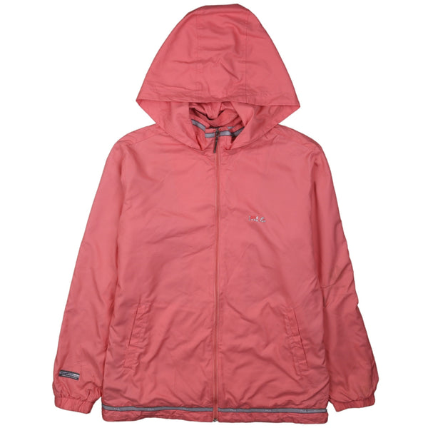 Fila 90's Hooded Full Zip Up Windbreaker Medium Pink