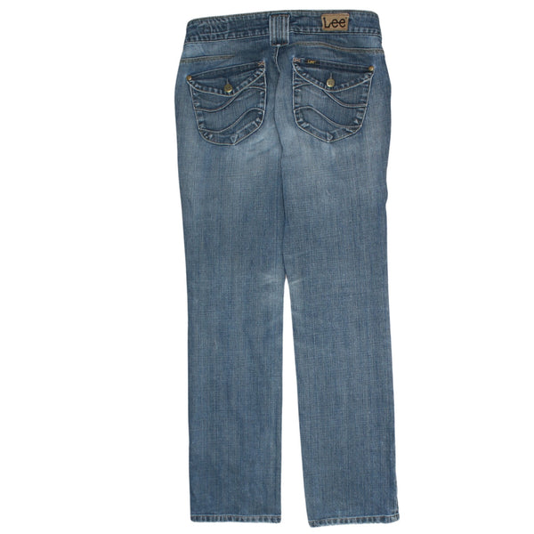 Lee Men's 90's Vintage Lightwash Baggy Straight Leg Jeans / Trousers 31 Blue