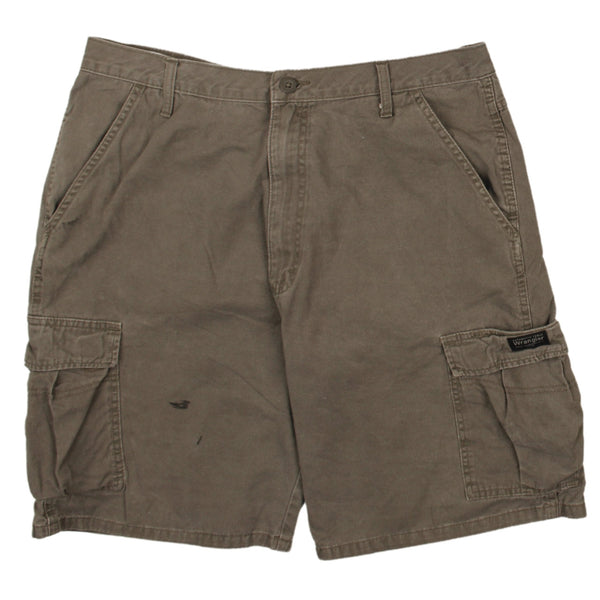 Wrangler 90s Cargo Shorts Men's Size 36 Grey Vintage Style