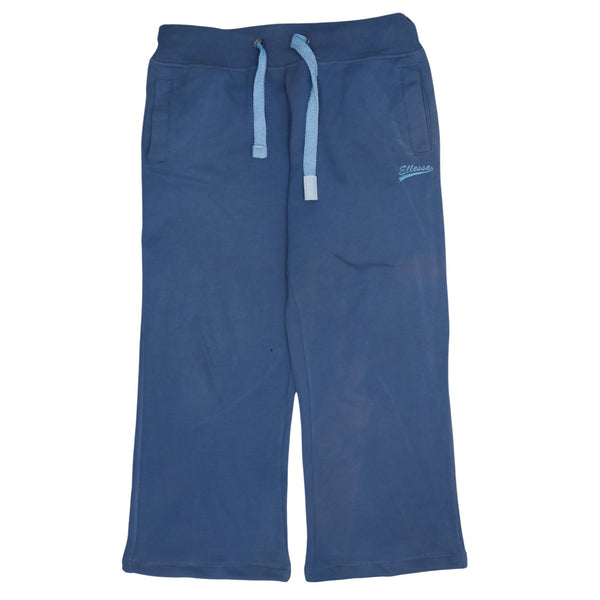 Ellesse 90's Vintage Blue Straight Leg Baggy Trousers Pants Women's Size 34