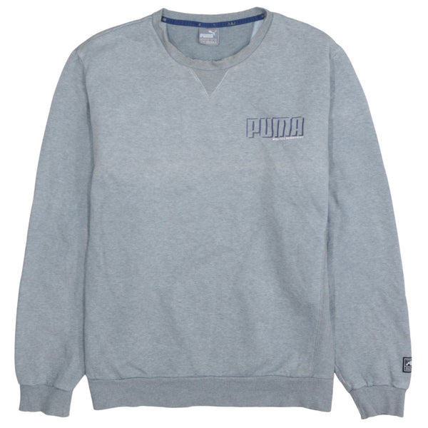 Puma 90's Lightweight Crew Neck Sweatshirt XLarge Grey