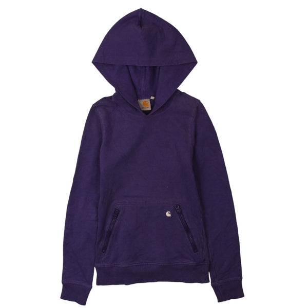 Carhartt 90's Drawstring Pockets Pullover Hoodie XSmall (missing sizing label) Purple