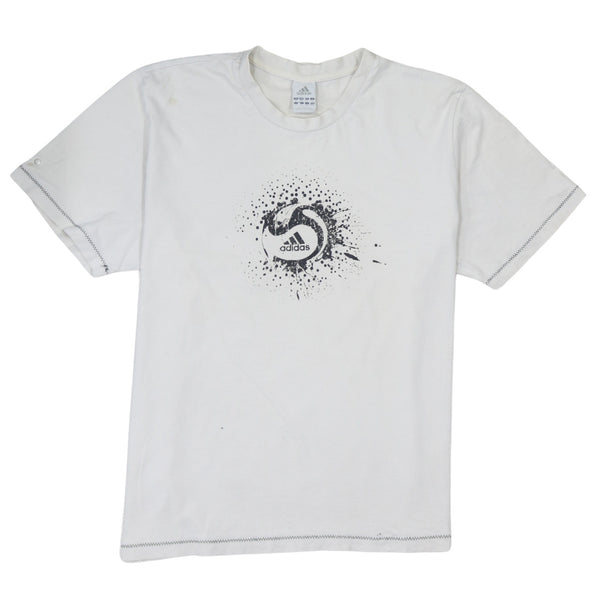 Adidas 90's Short Sleeves Crew Neck T Shirt XLarge White