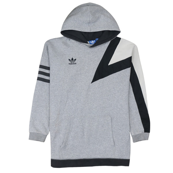 Adidas 90's Lightweight Pullover Hoodie Large Grey