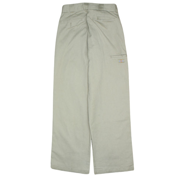 Dickies Vintage 90's Baggy Beige Cream Drawstring Trousers Pants 29