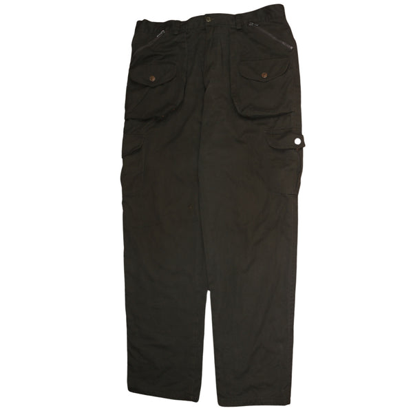 Vintage 90's Active Green Straight Leg Baggy Trousers Men's 38