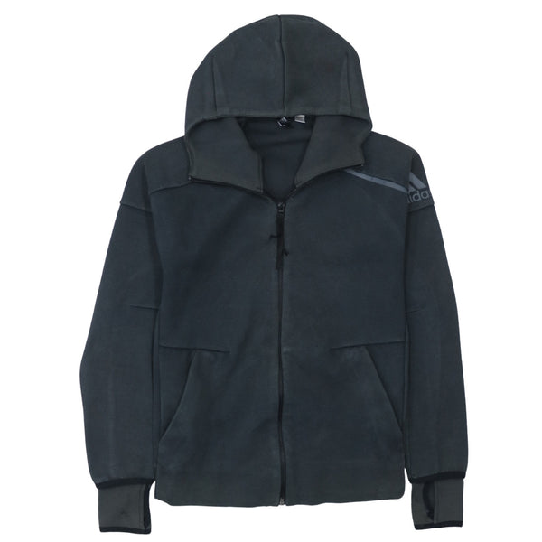 Adidas 90's Lightweight Full Zip Up Hoodie XSmall  Black