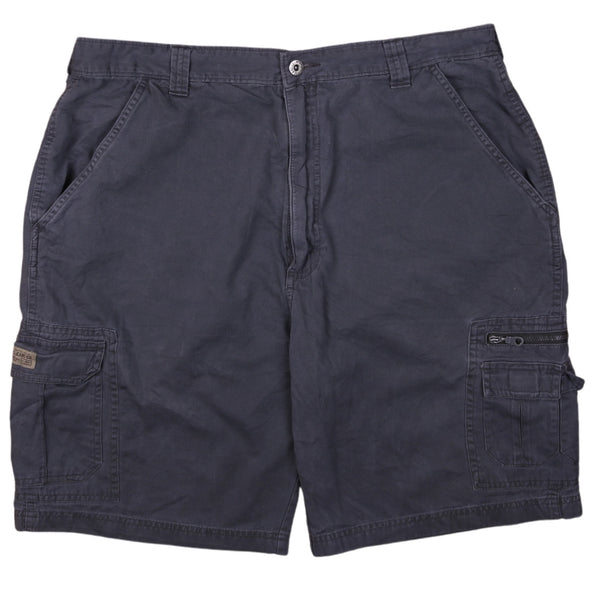 Wrangler Men's 90s Vintage Cargo Shorts in Grey, Size 36 Classic Style