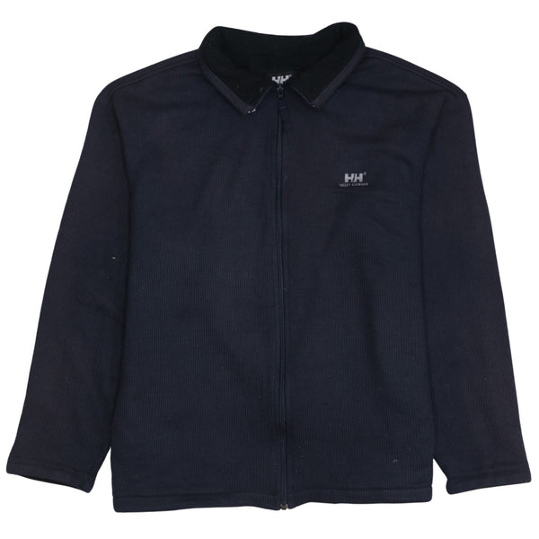 Helly Hansen 90's Lightweight Full Zip Up Sweatshirt Large Black