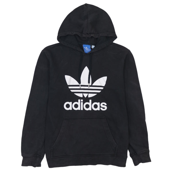 Adidas 90's Spellout Pullover Hoodie Medium Black
