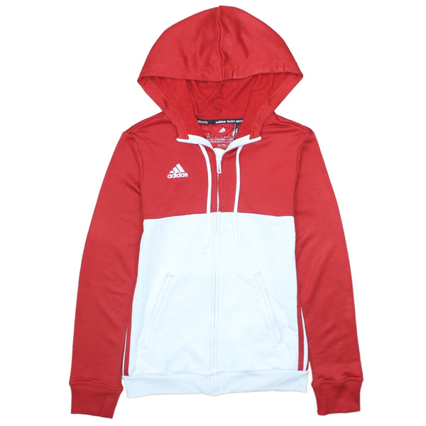 Adidas 90's Vintage Red Sportswear Full Zip Hoodie Women's Small