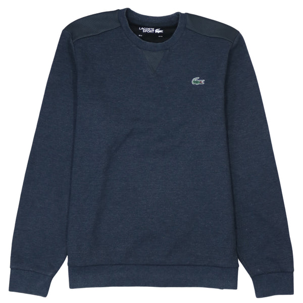 Lacoste 90's Lightweight Crew Neck Sweatshirt Medium Navy Blue