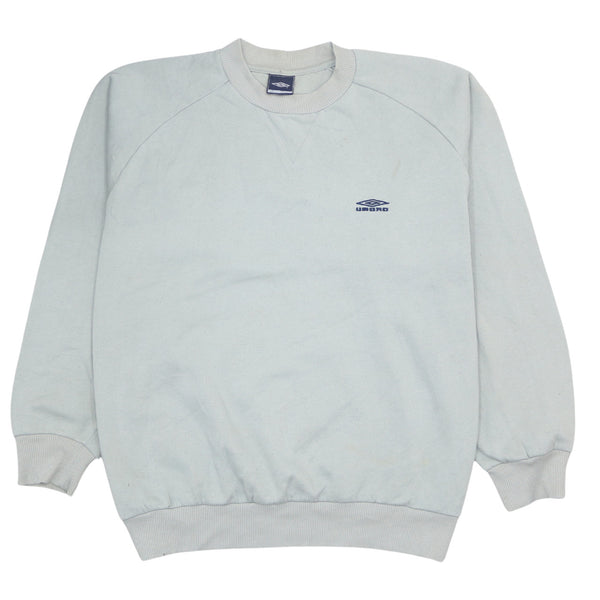 Vintage Umbro 90's XLarge Heavyweight Crew Neck Grey Sweatshirt