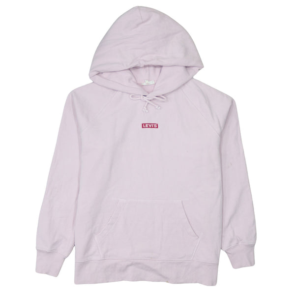 Levi's 90's Drawstring Pockets Pullover Hoodie Medium Pink