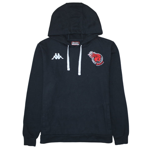 Kappa 90's Lightweight Pullover Hoodie Large Black