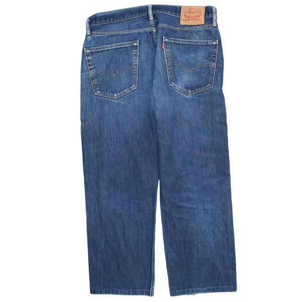 Levi's 90's 751 Straight Leg Baggy Jeans / Pants 36 Navy Blue