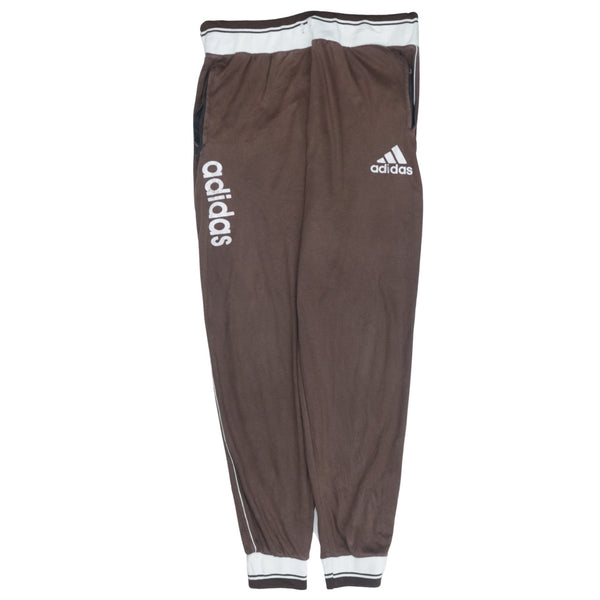 Adidas Vintage 90's Brown Joggers, Men's Cotton Sweatpants Size 32