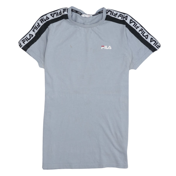 Fila 90's Short Sleeves Crew Neck T Shirt Small Grey