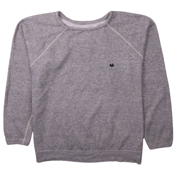 Kappa 90's Heavyweight Crew Neck Sweatshirt XLarge  Grey