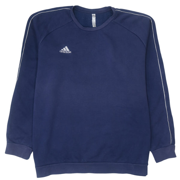 Adidas 90's Vintage Crew Neck Lightweight Sweatshirt XXLarge Navy