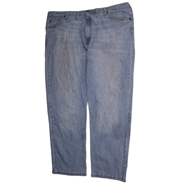 Vintage 90's Wrangler Men's Straight Leg Baggy Jeans 44 Blue Denim