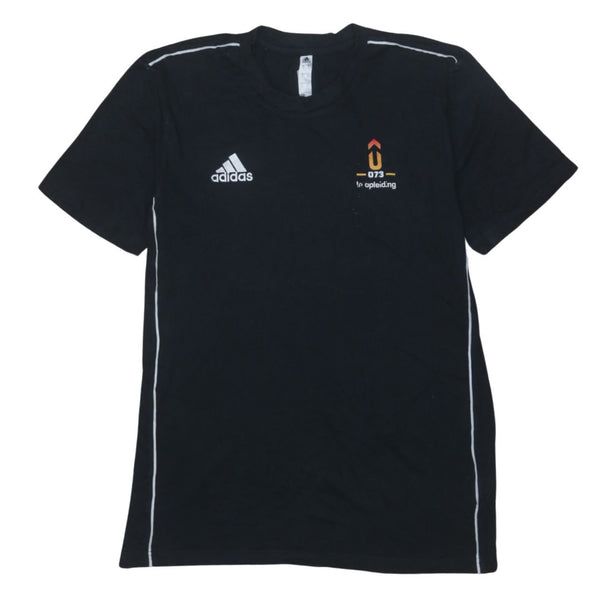 Adidas Vintage 90's Crew Neck T-Shirt Black Men's Small Short Sleeve