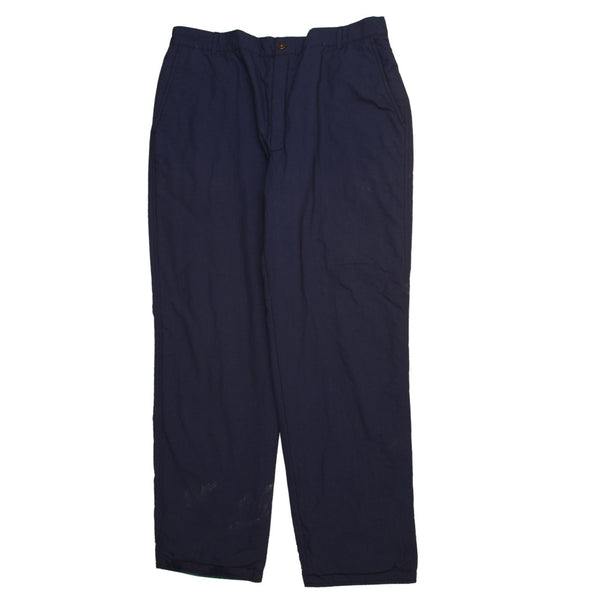 Vintage 90's Active Men's Straight Leg Baggy Trousers Pants 38 Blue