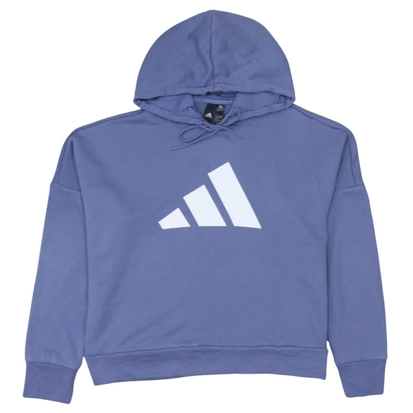 Adidas 90's Lightweight Pullover Hoodie Large Blue