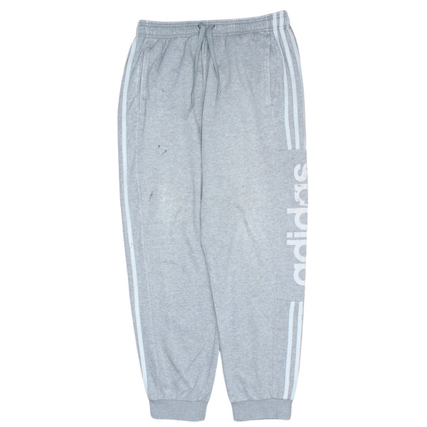 Adidas 90's Grey Men's Medium Joggers Sweatpants with Elastic Waistband