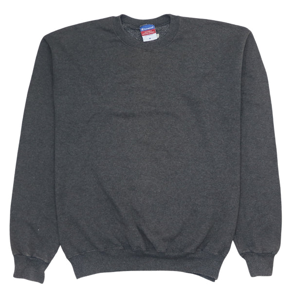 Champion 90's Vintage Heavyweight Crew Neck Sweatshirt Medium Grey