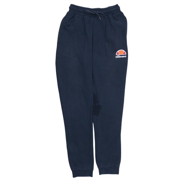 Ellesse 90's Rib Cuff Casual Joggers / Sweatpants 24 Navy Blue