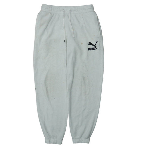 Puma 90's Tracksuit Casual Joggers / Sweatpants Small Beige Cream
